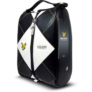 Scott Argyle Premium Leather Shoe Bag for Golf Shoes Stylish Golf Accessories with Side Breather Vents, Embroidered Branding, Durable Zip, Embossed Eagle Zippers, Carty Handle, 35x23x16cm Scott Argyle Premium Leather Shoe Bag for Golf Shoes Stylish Golf Accessories with Side Breather Vents, Embroidered Branding, Durable Zip, Embossed Eagle Zippers, Carty Handle, 35x23x16cm