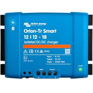Victron Energy Orion-Tr Smart DC to DC Charger (Bluetooth) 12/12-Volt 18 amp 220-Watt Battery Charger for Dual Battery Systems Isolated Victron Energy Orion-Tr Smart DC to DC Charger (Bluetooth) 12/12-Volt 18 amp 220-Watt Battery Charger for Dual Battery Systems Isolated