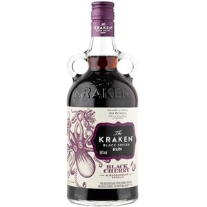 Kraken Black Cherry And Madagascan Vanilla Black Spiced Rum 35cl Kraken Black Cherry And Madagascan Vanilla Black Spiced Rum 35cl