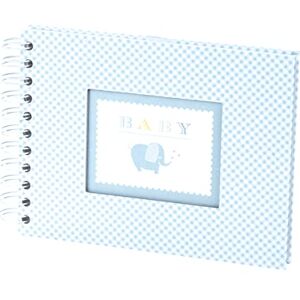 Rössler Baby Boy 13291930002 Photo Album with Wire-O Binding Light Blue Birth and Christening Pack of 1 Rössler Baby Boy 13291930002 Photo Album with Wire-O Binding Light Blue Birth and Christening Pack of 1