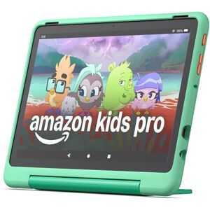 Amazon Fire HD 10 Kids Pro tablet (newest gen) ages 6–12, long battery life, includes ads-free books, games, apps and videos that children love, 10.1" brilliant screen, parental controls, 32GB Amazon Fire HD 10 Kids Pro tablet (newest gen) ages 6–12, long battery life, includes ads-free books, games, apps and videos that children love, 10.1" brilliant screen, parental controls, 32GB