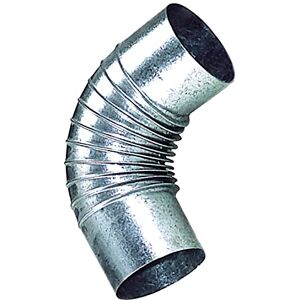 WOLFPACK Galvanized Stove Elbow 120 mm. 90°. WOLFPACK Galvanized Stove Elbow 120 mm. 90°.