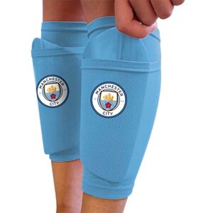Hy-Pro Officially Licensed Manchester City F.C. Shin Pad With Sock Sleeve, Youth Shin Guard, Breathable, Lightweight, Durable, Protective Gear, Man City, Merchandise, Great Football Gift Idea Hy-Pro Officially Licensed Manchester City F.C. Shin Pad With Sock Sleeve, Youth Shin Guard, Breathable, Lightweight, Durable, Protective Gear, Man City, Merchandise, Great Football Gift Idea