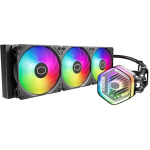 Cooler Master MasterLiquid 360 Atmos ARGB Close-Loop AIO Liquid Cooler, Customize Pump, Sickleflow Edge PWM Fans, 360mm Radiator, CryoFuze, AMD Ryzen AM5/AM4, Intel LGA1700/1200 (MLX-D36M-A25PZ-R1) Cooler Master MasterLiquid 360 Atmos ARGB Close-Loop AIO Liquid Cooler, Customize Pump, Sickleflow Edge PWM Fans, 360mm Radiator, CryoFuze, AMD Ryzen AM5/AM4, Intel LGA1700/1200 (MLX-D36M-A25PZ-R1)