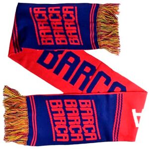 Hy-Pro Officially Licensed FC Barcelona Scarf HD Jacquard Football Supporters' Scarf with Iconic Club Branding Red Hy-Pro Officially Licensed FC Barcelona Scarf HD Jacquard Football Supporters' Scarf with Iconic Club Branding Red