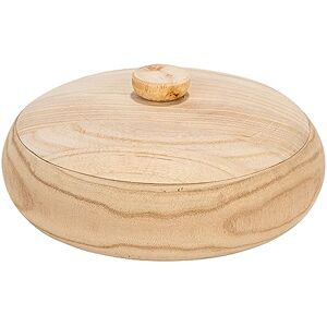 Creative Labs Decorative Natural Paulownia Wood Container with Lid Creative Labs Decorative Natural Paulownia Wood Container with Lid