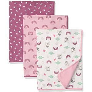 Amazon Essentials Disney Marvel Star Wars Princess Unisex Babies' Swaddle Blankets, Pack of 3, 3-pack Star Wars Tiny Rebel, One Size Amazon Essentials Disney Marvel Star Wars Princess Unisex Babies' Swaddle Blankets, Pack of 3, 3-pack Star Wars Tiny Rebel, One Size