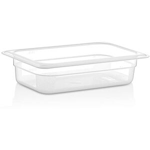 Stalwart Polypropylene Gastronorm Pan GN1/4 Depth 65mm Clear 1.5 litres DA-GNPP1465 Stalwart Polypropylene Gastronorm Pan GN1/4 Depth 65mm Clear 1.5 litres DA-GNPP1465