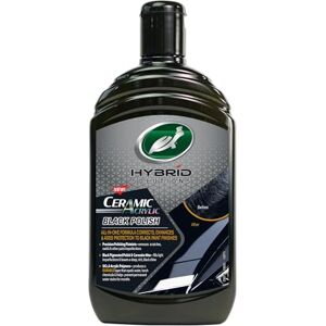 Turtle Wax Hybrid Solutions Ceramic Acrylic Black Car Polish and Wax, Car Scratch Remover & Car Paint Restorer for Black Cars, Deep Shine, Ceramic Coating Protection & Water Beading, 500ml Turtle Wax Hybrid Solutions Ceramic Acrylic Black Car Polish and Wax, Car Scratch Remover & Car Paint Restorer for Black Cars, Deep Shine, Ceramic Coating Protection & Water Beading, 500ml