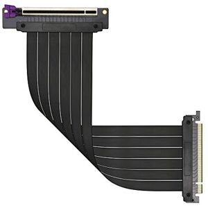 Cooler Master MasterAccessory Riser Cable PCIe 3.0 x16 Ver. 2 EMI Shielded, Ultra-flexible TPE Cable, Reinforced PCI Slots, Gold Pin Connectors, Protective ABS Casing 300mm Cooler Master MasterAccessory Riser Cable PCIe 3.0 x16 Ver. 2 EMI Shielded, Ultra-flexible TPE Cable, Reinforced PCI Slots, Gold Pin Connectors, Protective ABS Casing 300mm