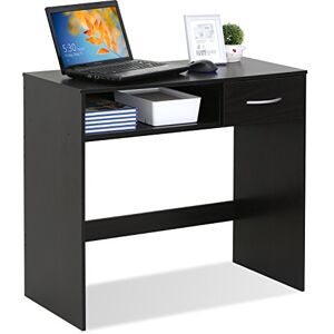 Furinno Computer Study Desk with Drawer, Engineered Wood, Espresso, 81.8 (W) x 73.9 (H) x 39.4 (D) cm Furinno Computer Study Desk with Drawer, Engineered Wood, Espresso, 81.8 (W) x 73.9 (H) x 39.4 (D) cm