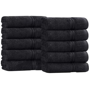 Superior Towel Set, Cotton, Black, Washcloth (10-Pack) Superior Towel Set, Cotton, Black, Washcloth (10-Pack)