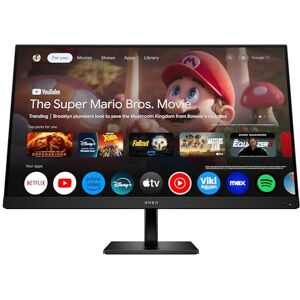 HP OMEN 31.5 inch UHD 144Hz Smart Gaming Monitor OMEN 32x 4k resolution remote control Dolby Vision Multiplatform capabilities 3W speakers Adjustable stand Google TV HP OMEN 31.5 inch UHD 144Hz Smart Gaming Monitor OMEN 32x 4k resolution remote control Dolby Vision Multiplatform capabilities 3W speakers Adjustable stand Google TV