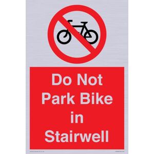 Viking Do Not Park Bike in Stairwell Sign 200x300mm A4P Viking Do Not Park Bike in Stairwell Sign 200x300mm A4P