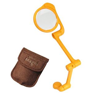 ENGINEER compact magnifying/reading glass, portable in pocket, articulating arm, self standing/hands free (3.5x magnification) in custom wallet. Made in Japan. sl-64 ENGINEER compact magnifying/reading glass, portable in pocket, articulating arm, self standing/hands free (3.5x magnification) in custom wallet. Made in Japan. sl-64