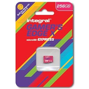 Integral 256GB Gamer's Edge X Micro SD Express Card for Nintendo Switch 2, up to 890MB/s Read, 750MB/s Write, 4K Video, A1, NVMe PCIe, High-Speed Gaming, Reduce Download Times, Ultra-fast Storage Integral 256GB Gamer's Edge X Micro SD Express Card for Nintendo Switch 2, up to 890MB/s Read, 750MB/s Write, 4K Video, A1, NVMe PCIe, High-Speed Gaming, Reduce Download Times, Ultra-fast Storage