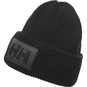 Helly Hansen Unisex HH Box Beanie, Black, STD Helly Hansen Unisex HH Box Beanie, Black, STD