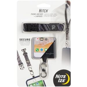 Nite Ize Hitch Phone Anchor & Lanyard – Secure Cell Phone Anchor & Quick-Release Lanyard for Drop Protection & Convenience – Black Nite Ize Hitch Phone Anchor & Lanyard – Secure Cell Phone Anchor & Quick-Release Lanyard for Drop Protection & Convenience – Black