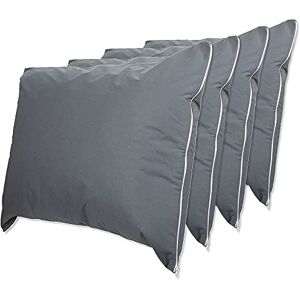ForPro Professional Collection ForPro Premium Waterproof Pillow Protectors, Standard Size Pillow Cases with Zipper, Cool Grey, 4-Count ForPro Professional Collection ForPro Premium Waterproof Pillow Protectors, Standard Size Pillow Cases with Zipper, Cool Grey, 4-Count