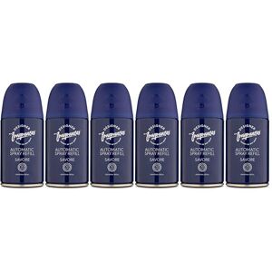 Designer Fragrances 6 Pack Savore Automatic Room Spray Universal Refill Air Freshener Cans For Home & Vehicles – Upto 70 Days of Luxury Lasting Smell Deodorise & Neutralise Odours – 250ml Designer Fragrances 6 Pack Savore Automatic Room Spray Universal Refill Air Freshener Cans For Home & Vehicles – Upto 70 Days of Luxury Lasting Smell Deodorise & Neutralise Odours – 250ml