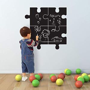 WALPLUS Chalkboard Puzzle 27x27cmWall Stickers Nursery Removable Self-Adhesive Mural Art Decals Vinyl Home Decoration DIY Living Bedroom Decor Wallpaper Kids Room Gift Stick on Wall WALPLUS Chalkboard Puzzle 27x27cmWall Stickers Nursery Removable Self-Adhesive Mural Art Decals Vinyl Home Decoration DIY Living Bedroom Decor Wallpaper Kids Room Gift Stick on Wall