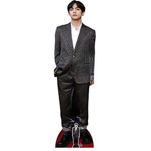 STAR CUTOUTS CS958 V Check Kim Tae-hyung Bangtan Boys Lifesize Cardboard Cutout With Free Mini STAR CUTOUTS CS958 V Check Kim Tae-hyung Bangtan Boys Lifesize Cardboard Cutout With Free Mini