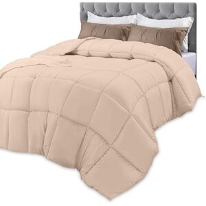 Utopia Bedding All Season 250 GSM Comforter Plush Siliconized Fiberfill Comforters Box Stitched (Beige, Queen) Utopia Bedding All Season 250 GSM Comforter Plush Siliconized Fiberfill Comforters Box Stitched (Beige, Queen)