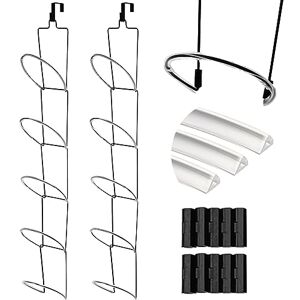 Livememory Hanging Hat Rack, Baseball Caps Hat Racks for Door, Wall, Closet, Bathroom, 10pcs (Black) Livememory Hanging Hat Rack, Baseball Caps Hat Racks for Door, Wall, Closet, Bathroom, 10pcs (Black)