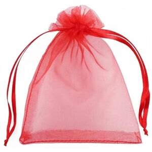 YOLNEY 50pcs/lot 7 * 9/9 * 12/10 * 15/13 * 18cm Organza Gift Bag Color Drawstring Organza BagsGift Color Jewelry Candy Gauze Packaging Bag 50%-red-10x15cm-100pcs YOLNEY 50pcs/lot 7 * 9/9 * 12/10 * 15/13 * 18cm Organza Gift Bag Color Drawstring Organza BagsGift Color Jewelry Candy Gauze Packaging Bag 50%-red-10x15cm-100pcs