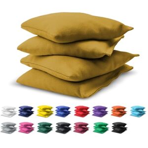 GoSports Cornhole Bean Bags Set of 4 Regulation All Weather Gold GoSports Cornhole Bean Bags Set of 4 Regulation All Weather Gold