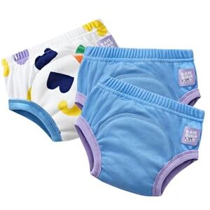 Mitac Potty Training Pants, 3 Pack (2-3 Years Blue Pop) Reusable for Baby and Toddler, Boys and Girls Mitac Potty Training Pants, 3 Pack (2-3 Years Blue Pop) Reusable for Baby and Toddler, Boys and Girls