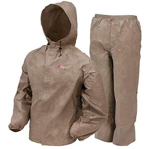 FROGG TOGGS Women's Ultra-Lite2 Waterproof Breathable Protective Rain Suit, Khaki, XXL FROGG TOGGS Women's Ultra-Lite2 Waterproof Breathable Protective Rain Suit, Khaki, XXL