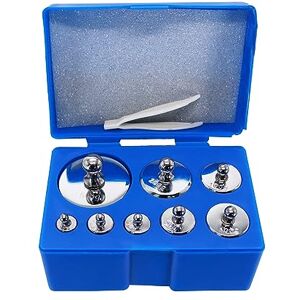 HFS (R) Calibration Weight Set 1000g with Case and Tweezers for Digital Scale, Gram Scale-M2 Class 8pcs 10g,20g,20g,50g,100g,100g,200g,500g HFS (R) Calibration Weight Set 1000g with Case and Tweezers for Digital Scale, Gram Scale-M2 Class 8pcs 10g,20g,20g,50g,100g,100g,200g,500g