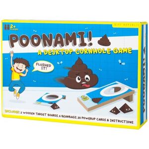 Gift Republic Poonami Tabletop Beanbag Toss Game – Poop‑Themed Party Game for Kids & Adults, Funny Gag Gift, Novelty Tabletop Game Including 6 Beanbags + Wooden Targets Gift Republic Poonami Tabletop Beanbag Toss Game – Poop‑Themed Party Game for Kids & Adults, Funny Gag Gift, Novelty Tabletop Game Including 6 Beanbags + Wooden Targets