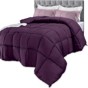 Utopia Bedding All Season 250 GSM Comforter Plush Siliconized Fiberfill Comforters Box Stitched (Plum, Queen) Utopia Bedding All Season 250 GSM Comforter Plush Siliconized Fiberfill Comforters Box Stitched (Plum, Queen)