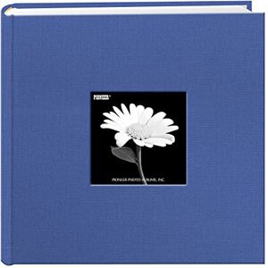 Pioneer 9 x 9-inch Cloth Photo Album with Frame, Sky Blue Pioneer 9 x 9-inch Cloth Photo Album with Frame, Sky Blue