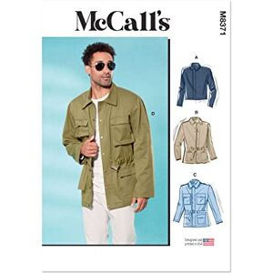 McCall's MCCALLS M8371AA Men's Jacket in Two Lengths AA (34-36-38-40-42) McCall's MCCALLS M8371AA Men's Jacket in Two Lengths AA (34-36-38-40-42)