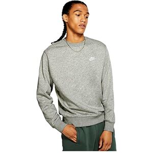 Nike Men s M Nsw Club Crw Ft Sweatshirt, Dk Grey Heather/White, XL UK Nike Men s M Nsw Club Crw Ft Sweatshirt, Dk Grey Heather/White, XL UK