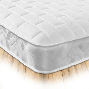 Starlight Beds Brick Design Quilted Sprung Hybrid Mattress with Memory Foam Layer. Soft Firmness, White, 18cm Deep. Double Mattress (4ft6 x 6ft3) Starlight Beds Brick Design Quilted Sprung Hybrid Mattress with Memory Foam Layer. Soft Firmness, White, 18cm Deep. Double Mattress (4ft6 x 6ft3)