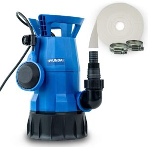Hyundai 550w Submersible Water Pump, Max Flow 10,500L/hour / 175L/min, Clean, Trash and Dirty Water, 7m Lift, Portable with Automatic Float Switch, 3 Year Warranty Hyundai 550w Submersible Water Pump, Max Flow 10,500L/hour / 175L/min, Clean, Trash and Dirty Water, 7m Lift, Portable with Automatic Float Switch, 3 Year Warranty