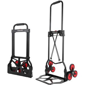 YEAUPE PRO Alloy Steel Folding Trolley on Wheels, 100kg Heavy Duty Sack Truck, 110cm Extended Handle Sack Barrow, Multi-Purpose Dolly Trolley with Elasticated Rope, Stair Climbing Trolley Home/Garden YEAUPE PRO Alloy Steel Folding Trolley on Wheels, 100kg Heavy Duty Sack Truck, 110cm Extended Handle Sack Barrow, Multi-Purpose Dolly Trolley with Elasticated Rope, Stair Climbing Trolley Home/Garden
