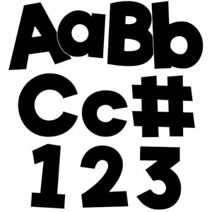 Carson Dellosa Education Black Combo Pack EZ Letters, 219 Pieces Carson Dellosa Education Black Combo Pack EZ Letters, 219 Pieces