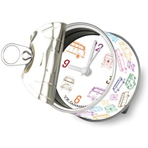 BRISA VW Collection Volkswagen Table Clock, Magnet Clock, MyClock also customizable, Photo Gift in T1 Bus, Beetle, GTI Design (Silhouette/White) BRISA VW Collection Volkswagen Table Clock, Magnet Clock, MyClock also customizable, Photo Gift in T1 Bus, Beetle, GTI Design (Silhouette/White)