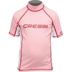 CRESSI Junior Lycra Skin Short Sleeve Rash Guard UV Sun Protection (UPF) 50+, Pink, 4 (age 10/11) CRESSI Junior Lycra Skin Short Sleeve Rash Guard UV Sun Protection (UPF) 50+, Pink, 4 (age 10/11)