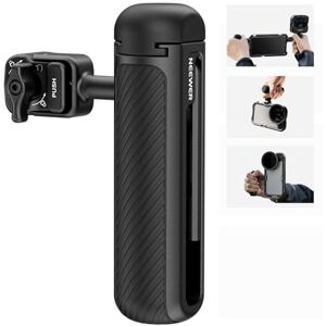 NEEWER Quick Release Side Handle for Phone Cage PA073 PA074 for 16 Pro/16 Pro Max, PA042 for Samsung S24 Ultra, with Covered Cold Shoe, Anti Off Pin, Black Lock, PA045B NEEWER Quick Release Side Handle for Phone Cage PA073 PA074 for 16 Pro/16 Pro Max, PA042 for Samsung S24 Ultra, with Covered Cold Shoe, Anti Off Pin, Black Lock, PA045B