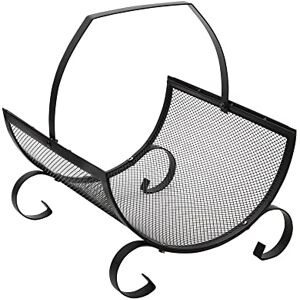 JVL Broughton Log Holder Black One Size 11-350 JVL Broughton Log Holder Black One Size 11-350