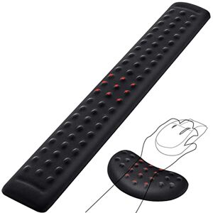Gimars Upgraded Keyboard Wrist Rest with Massage Dot, Ergonomic Wrist Supports, Gel Memory Foam Keyboard Arm Rest for Pain Relief, Full Size Desk Accessories Wrist Rests for Computer, Office, Gaming Gimars Upgraded Keyboard Wrist Rest with Massage Dot, Ergonomic Wrist Supports, Gel Memory Foam Keyboard Arm Rest for Pain Relief, Full Size Desk Accessories Wrist Rests for Computer, Office, Gaming