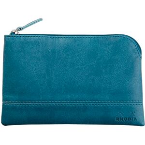 Rhodia 116534C Faux Leather Zipped Pouch Peacock Size S (11x17 cm) Real Stitching Orange Fabric Interior Storage of Documents, Small Supplies Rhodia 116534C Faux Leather Zipped Pouch Peacock Size S (11x17 cm) Real Stitching Orange Fabric Interior Storage of Documents, Small Supplies
