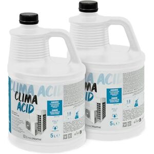 ERRECHOME Clima Acid, Acid Cleaner for Outdoor Units of Air Conditioning and Refrigeration Systems, Concentrated Formula, 10 L (2 x 5 L) ERRECHOME Clima Acid, Acid Cleaner for Outdoor Units of Air Conditioning and Refrigeration Systems, Concentrated Formula, 10 L (2 x 5 L)