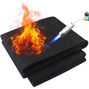 Nicoman Fire Blanket 100 x 100 x 0.5 cm Fireproof Mat, Large Carbon Felt High Temper Proof Insulation Pad up to 1800°F/2000°C Heat Resistant Material for Grill Stove Pit Soldering Welders Plumbers Nicoman Fire Blanket 100 x 100 x 0.5 cm Fireproof Mat, Large Carbon Felt High Temper Proof Insulation Pad up to 1800°F/2000°C Heat Resistant Material for Grill Stove Pit Soldering Welders Plumbers